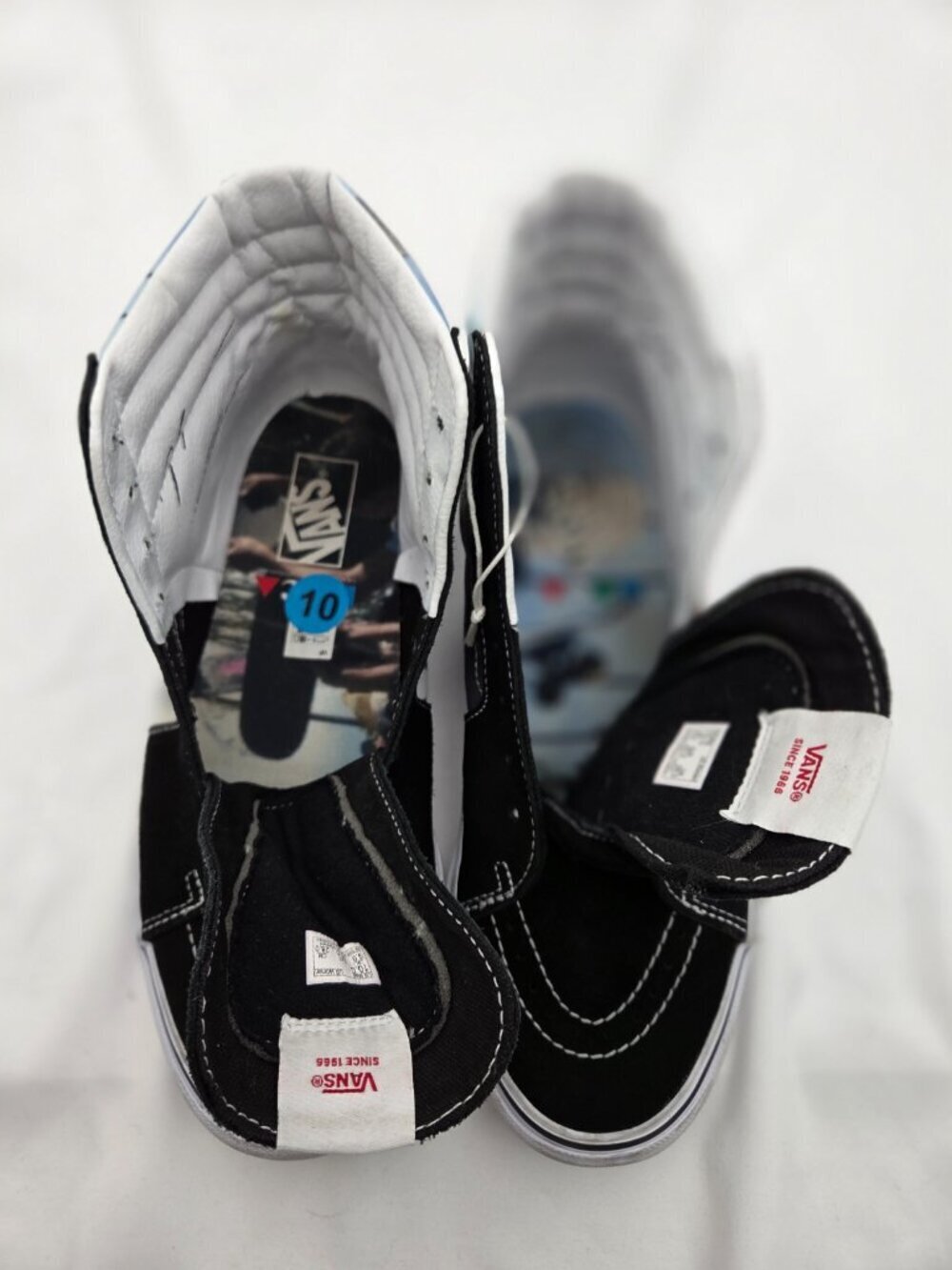 Vans x MOCA x Frances Stark Sk8-Hi | "Poets on the Pyre" Art Sneakers 10 - Picture 8 of 11
